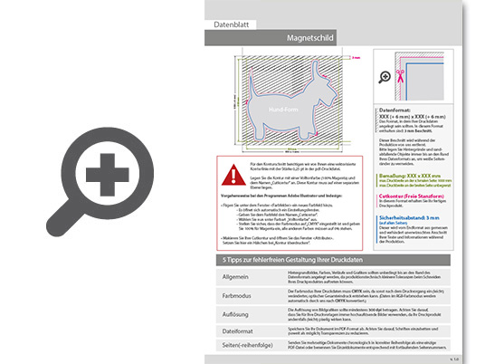 Product Bild hochwertiges_magnetschild_in_hund-form